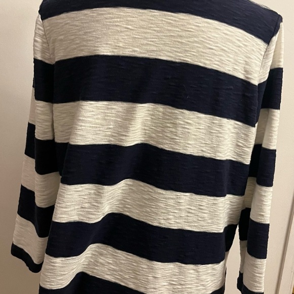 Gap Women’s Nautical style top Large Boat Neck - Picture 3 of 9
